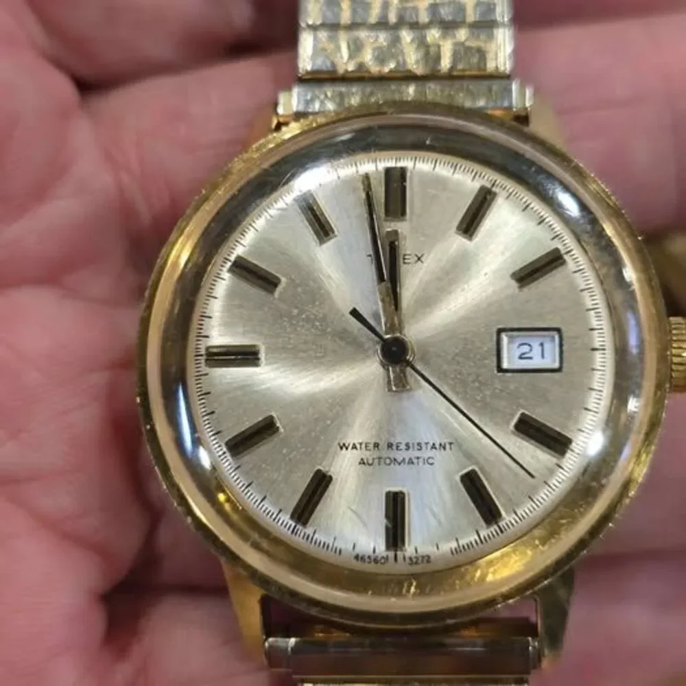 Vintage Timex Viscount Automatic Date Watch